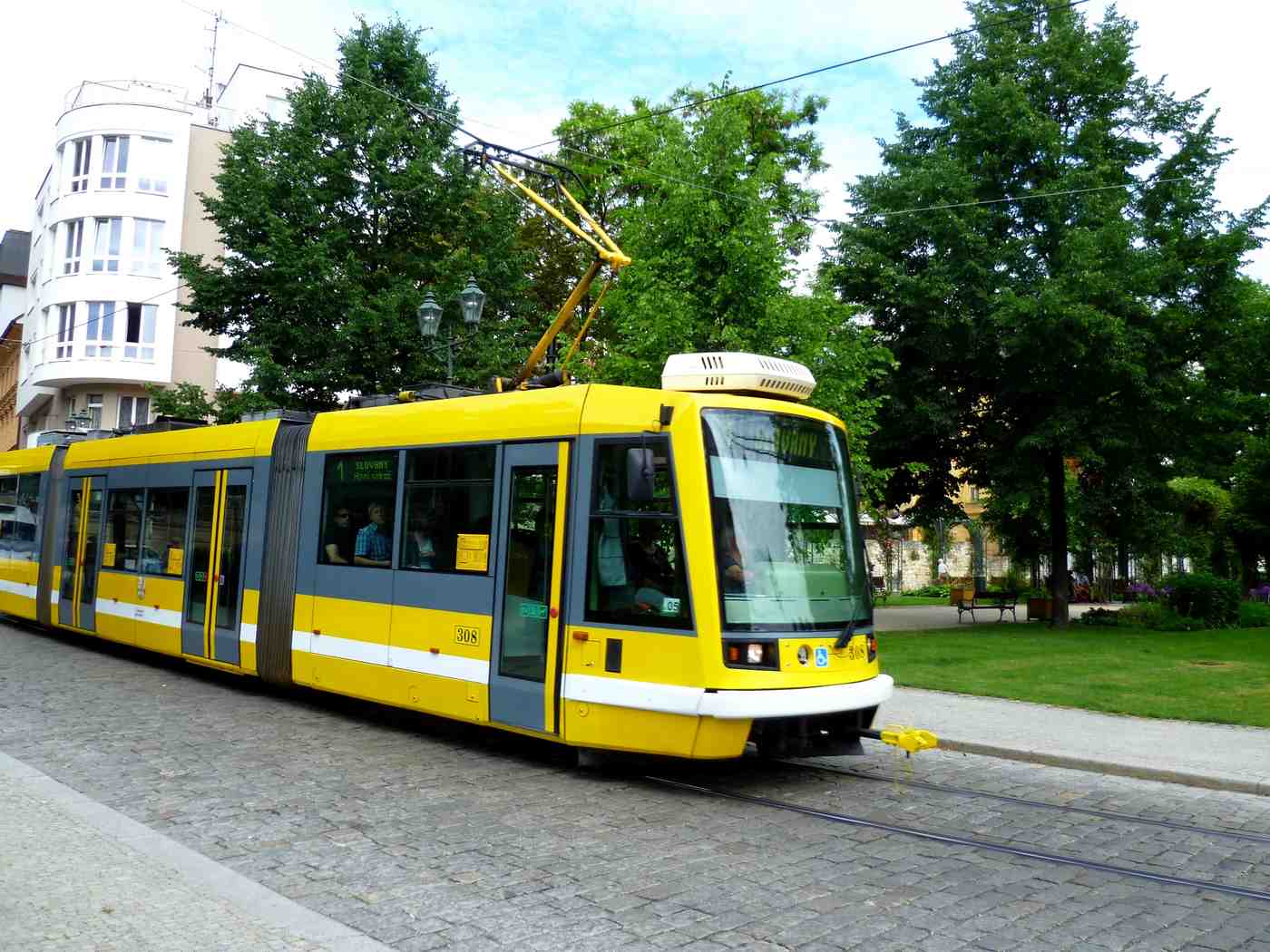 You can use tram, bus or trolleybus in Pilsen.